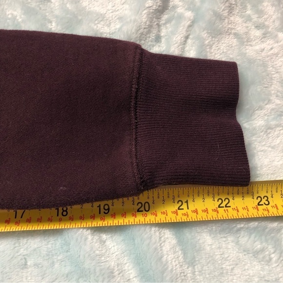 Aritzia TNA Maroon Baltic Pullover Hoodie Small - Picture 7 of 9